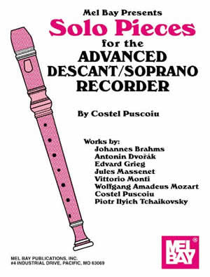 Solo Pieces for the Advanced Descant/Soprano Recorder 98175   upc 796279064064