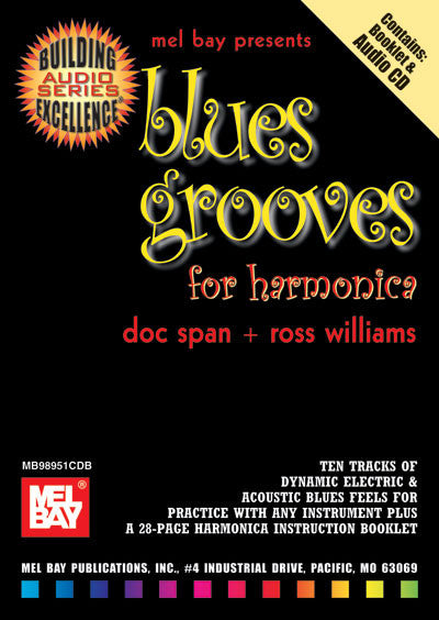 Blues Grooves for Harmonica 98951CDBEB   upc 796279072953