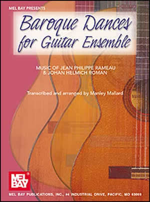 Baroque Dances for Guitar Ensemble 99596   upc