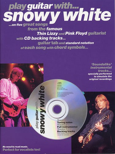 PLAY GUITAR WITH SNOWY WHITE GTR TAB BOOK/CDí«í_í«Œ‚íë_íë__í«í_í«Œ‚íë_íë___ AM958254   upc 9780711981980