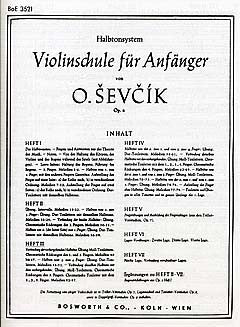 SEVCIK OTAKAR VIOLIN STUDIES VLN METHOD FOR BEGINNERS OP6 PT3 VLN BKí«í_í«Œ‚íë_íë__ BOE003521   upc 0