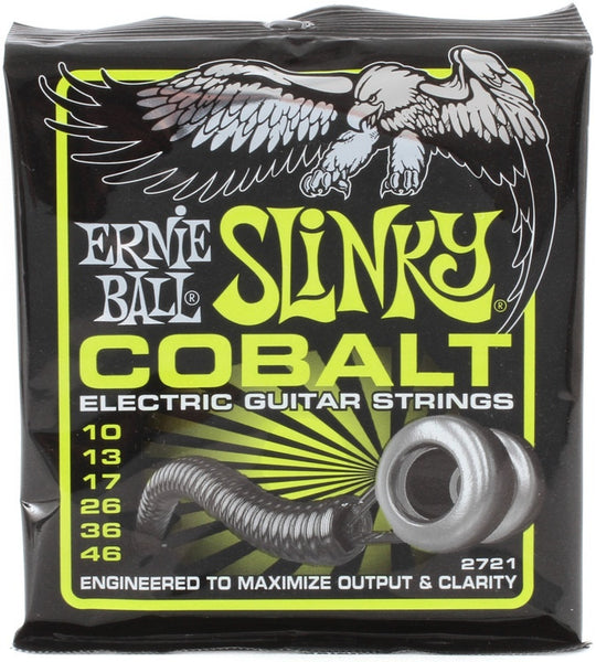 Ernie Ball 2721 Cobalt Regular Slinky Electric Strings   upc 749699127215
