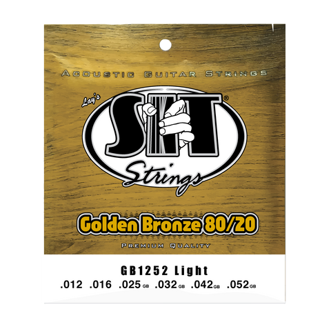 GB1252 LIGHT GOLDEN BRONZE 80/20 ACOUSTIC      SIT STRING