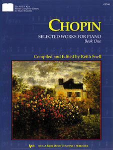 Chopin Selected Works For Piano, Bk1 KJOS GP390   upc