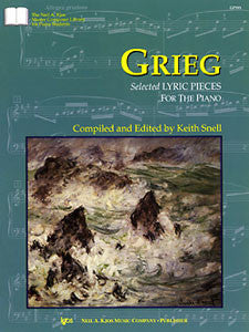 Grieg Selected Lyric Pieces For Piano KJOS GP393   upc
