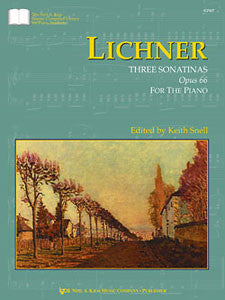 Lichner: Three Sonatinas, Opus 66 KJOS GP427   upc
