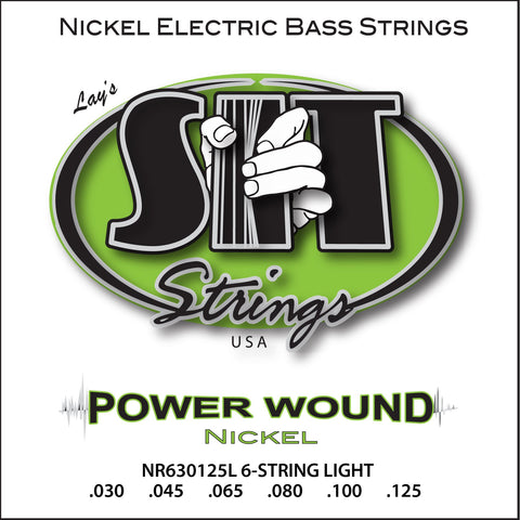 NR630125L 6-STRING LIGHT POWER WOUND NICKEL BASS      SIT STRING