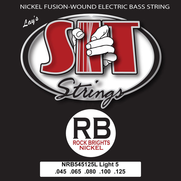 NRB545125L 5-STRING LIGHT ROCK BRIGHT NICKEL BASS      SIT STRING