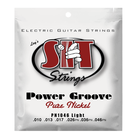 PN1046 LIGHT POWER GROOVE PURE NICKEL ELECTRIC      SIT STRING