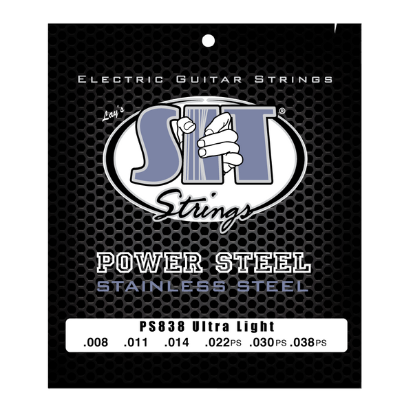 PS838 ULTRA LGIHT POWER STEEL STAINLESS ELECTRIC      SIT STRING