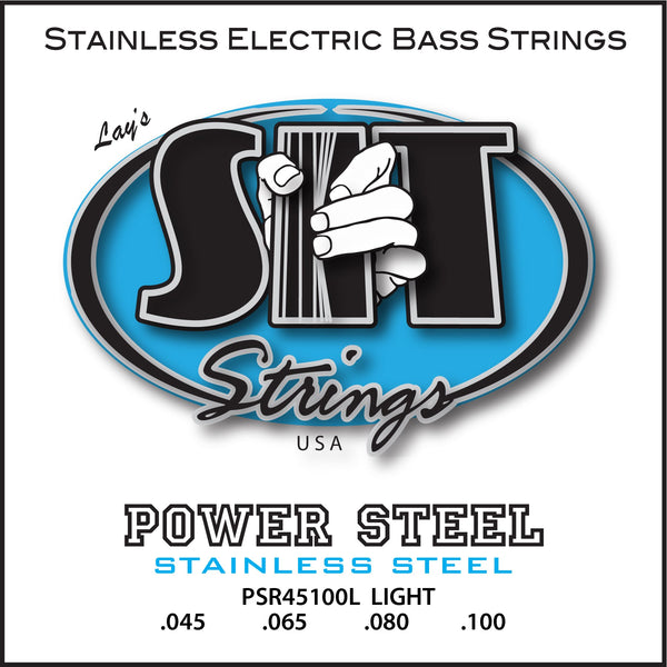 PSR45100L LIGHT POWER STEEL STAINLESS BASS      SIT STRING