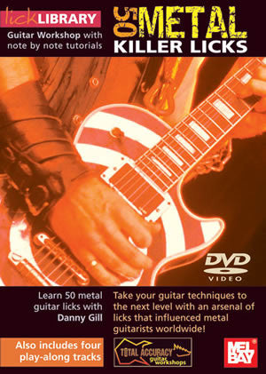 Learn to Play 50 Metal Killer Rock  Licks   DVD RDR0004   upc 5060088820247