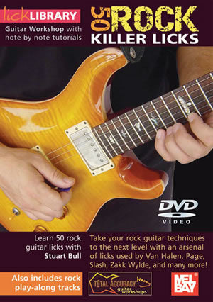 Learn to Play 50 Rock Killer Licks   DVD RDR0005   upc