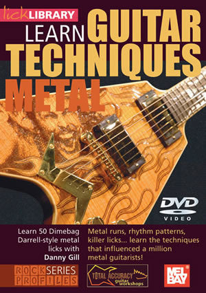 Learn Guitar Techniques:  Metal (Dimebag Darrell Style)   DVD RDR0123   upc