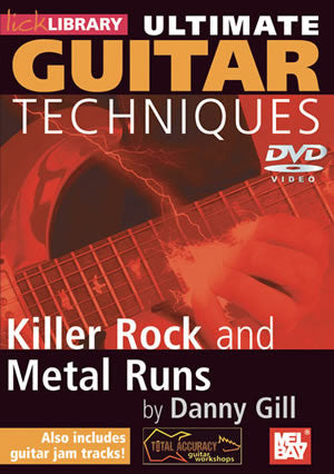 Ultimate Guitar Techniques:  Killer Rock and Metal Runs   DVD RDR0127   upc 5060088821336