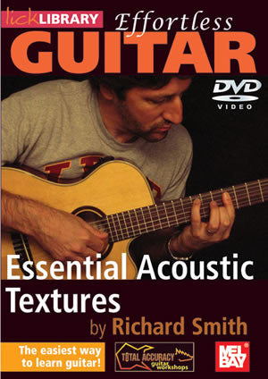 Effortless Guitar:  Essential Acoustic Textures   DVD RDR0136   upc 5060088821374