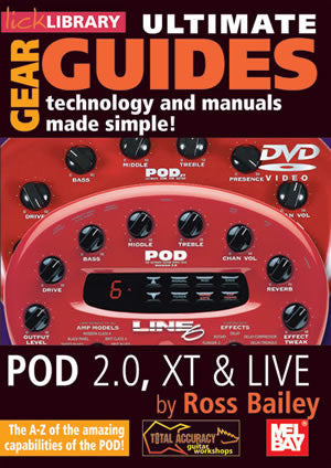 Ultimate Gear Guides:  POD 2.0, XT & Live   DVD RDR0148   upc 5060088821497