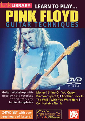 Learn to Play Pink Floyd Guitar Techniques  2- Set DVD RDR0165   upc