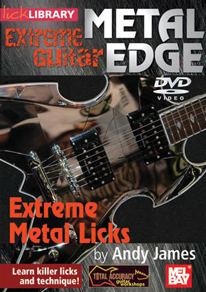 Metal Edge:   Extreme Metal Licks   DVD RDR0168   upc 5060088821701