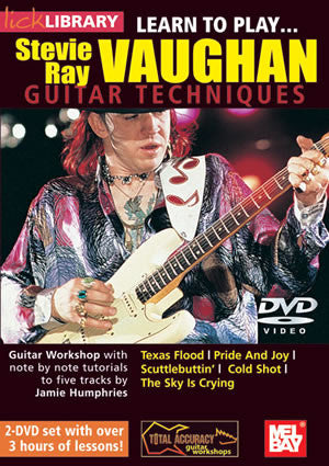 Learn to Play Stevie Ray Vaughan Guitar Techniques Volume 1,  2- Set DVD RDR0171   upc