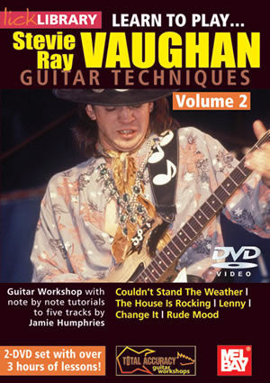 Learn to Play Stevie Ray Vaughan Guitar Techniques Volume 2,   2- Set DVD RDR0172   upc