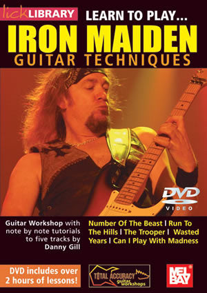 Learn to Play Iron Maiden Guitar Techniques   DVD RDR0173   upc