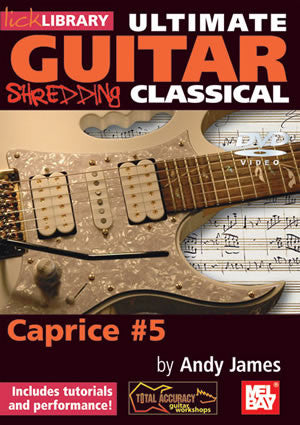 Ultimate Guitar:  Shredding Classical, Caprice #5   DVD RDR0174   upc 5060088821794