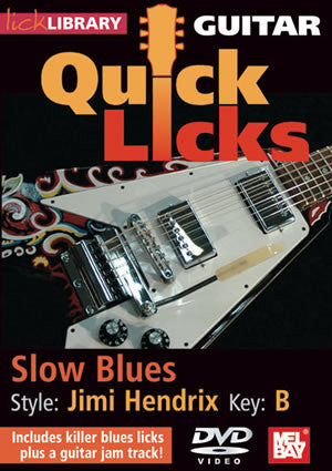Guitar Quick Licks - Jimi Hendrix Style   DVD RDR0211   upc 5060088822074
