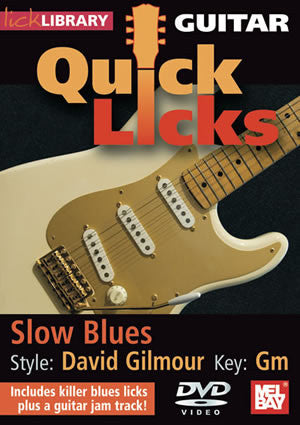 Guitar Quick Licks - David Gilmour Style   DVD RDR0221   upc