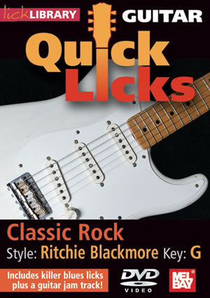 Guitar Quick Licks - Ritchie Blackmore Style  DVD RDR0236   upc