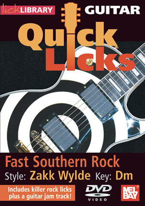 Guitar Quick Licks - Zakk Wylde Style   DVD RDR0239   upc