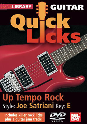 Guitar Quick Licks - Joe Satriani Style   DVD RDR0248   upc