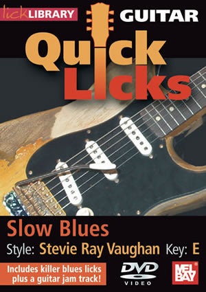 Guitar Quick Licks - Stevie Ray Vaughan Style   DVD RDR0256   upc