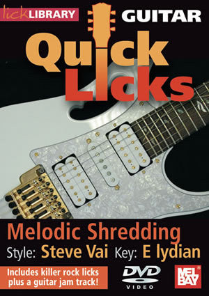 Guitar Quick Licks - Steve Vai Style   DVD RDR0257   upc