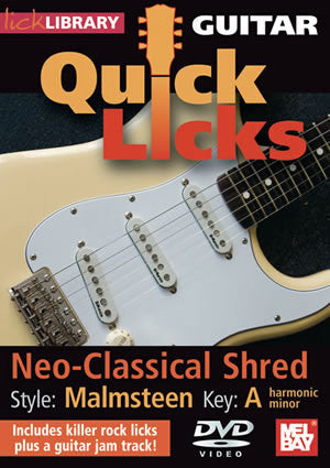 Guitar Quick Licks - Yngwie Malmsteen Style   DVD RDR0258   upc