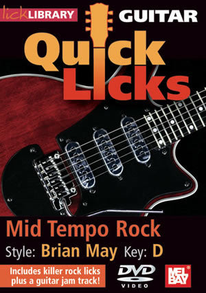 Guitar Quick Licks - Brian May Style   DVD RDR0261   upc