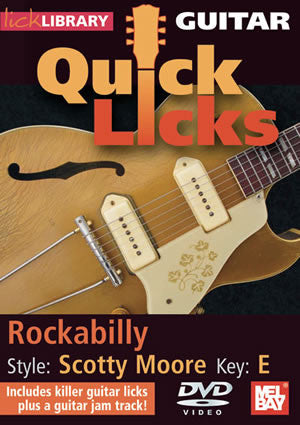 Guitar Quick Licks - Scotty Moore Style   DVD RDR0274   upc