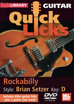 Guitar Quick Licks - Brian Setzer Style   DVD RDR0275   upc