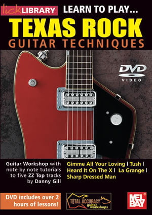 Learn to Play Texas Rock Guitar Techniques   DVD RDR0289   upc