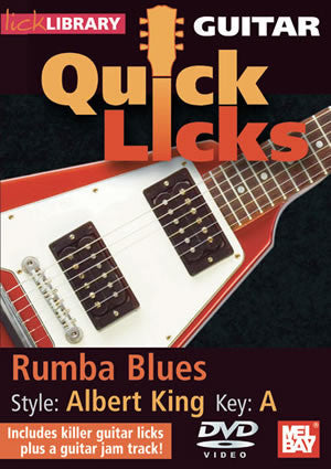 Guitar Quick Licks - Albert King Style   DVD RDR0297   upc