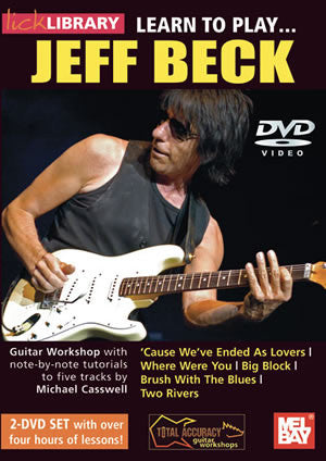 Learn to Play Jeff Beck 2- Set DVD RDR0298   upc