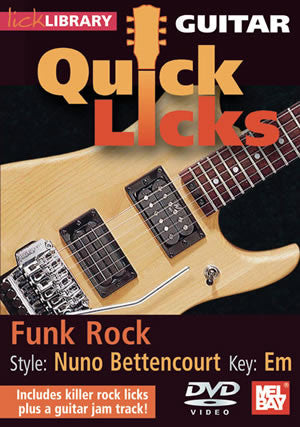 Guitar Quick Licks -  Nuno Bettencourt Style DVD RDR0323   upc
