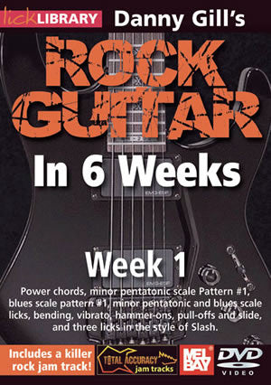 Danny Gill's Rock Guitar in 6 Weeks: Week 1  DVD RDR0328   upc