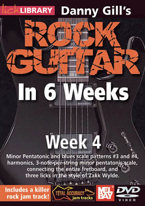 Danny Gill's Rock Guitar in 6 Weeks: Week 4  DVD RDR0331   upc