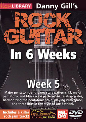 Danny Gill's Rock Guitar in 6 Weeks: Week 5  DVD RDR0332   upc