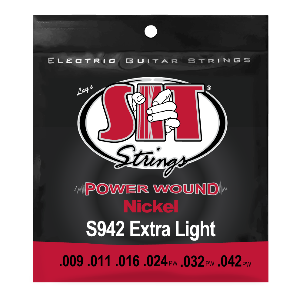S942 EXTRA LIGHT POWER WOUND NICKEL ELECTRIC      SIT STRING