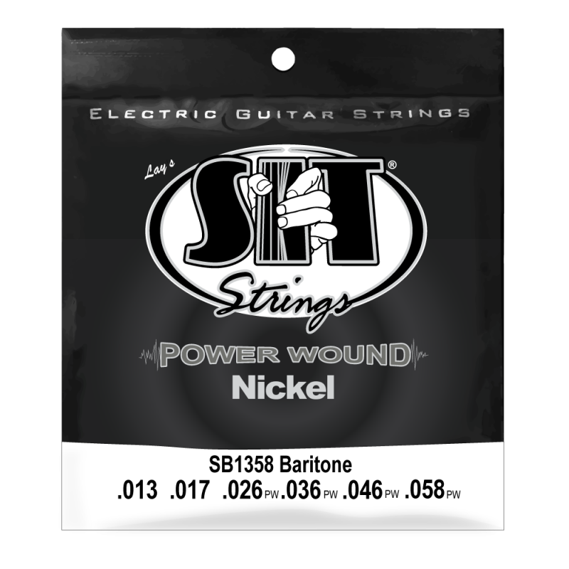 SB1358 BARITONE POWER WOUND NICKEL ELECTRIC      SIT STRING