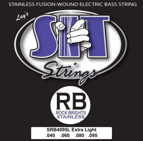 SRB4095L EXTRA LIGHT ROCK BRIGHT STAINLESS BASS      SIT STRING