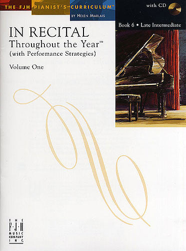 In RecitalÌÎÌ_̴åÇÌÎå«?Ìâ Throughout the Year (with Performance Strategies) : Volume One - Book 6 FJH FF1464   upc