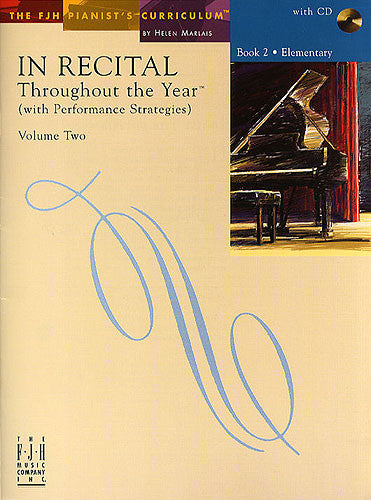 In Recitalíëí_í«Œ‚íëŒÇí«í‰ Throughout the Year (with Performance Strategies) : Volume Two - Book 2 FJH FF1553   upc